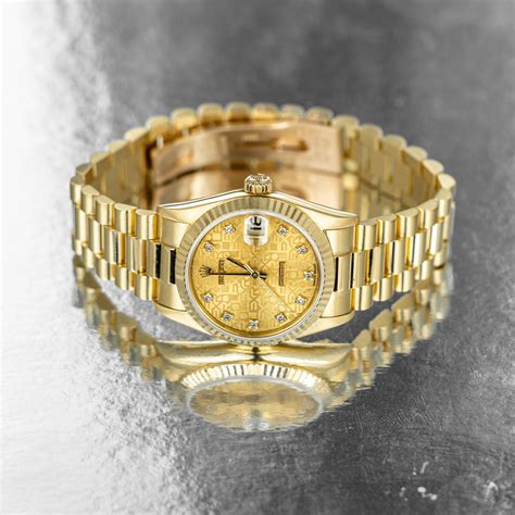 rolex gold presidential watch|pre owned presidential Rolex watches.